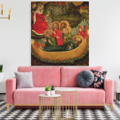 Het verbranden van het lichaam van St. James de Canvas Afdruk (Insitu (Woonkamer))