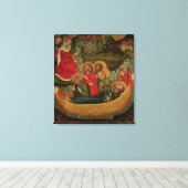 Het verbranden van het lichaam van St. James de Canvas Afdruk (Insitu (Houten vloer))