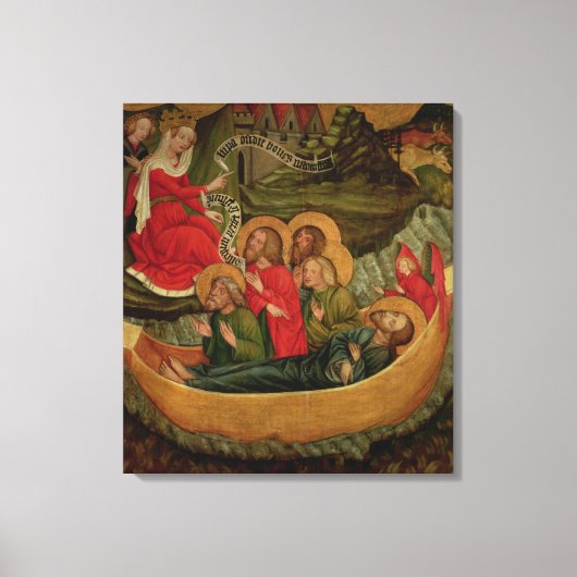 Het verbranden van het lichaam van St. James de Canvas Afdruk (Voorkant)