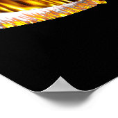 Het verbranden van ockey Sticks poster (Hoek)