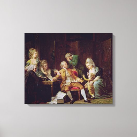 Het verbroken contract canvas afdruk (Voorkant)