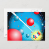 Het verdelen van het Atoom Briefkaart (Voorkant / Achterkant)