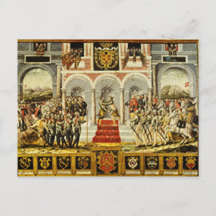 Het Verdrag van Cateau-Cambresis Briefkaart