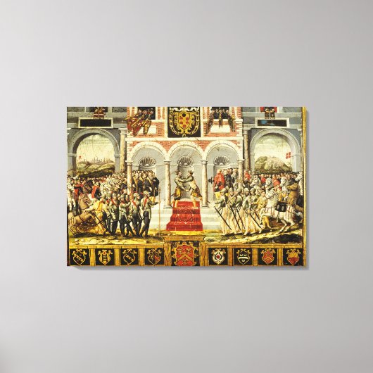 Het Verdrag van Cateau-Cambresis Canvas Afdruk (Voorkant)