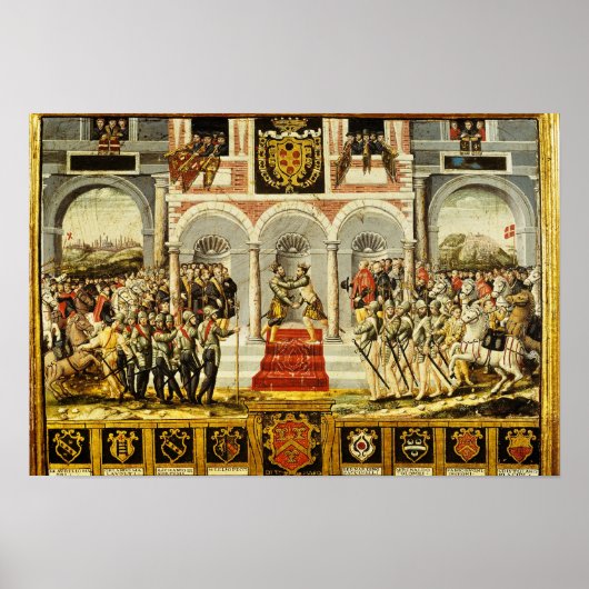 Het Verdrag van Cateau-Cambresis Poster (Voorkant)