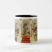 Het Verdrag van Cateau-Cambresis Tweekleurige Koffiemok (Center)