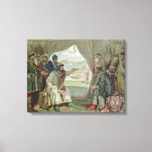 Het Verdrag van Princes Canvas Afdruk