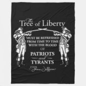 HET VERDRAG VAN VRIJHEID FLEECE DEKEN (Voorkant)