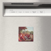 Het Verdrag van William Penn met de Indiërs in 168 Magneet (Insitu (Vaatwasser))