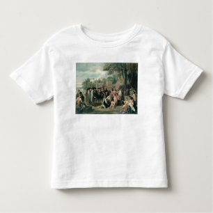 Het Verdrag van William Penn met de Indiërs in Kinder Shirts
