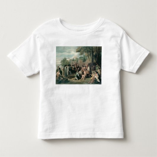 Het Verdrag van William Penn met de Indiërs in Kinder Shirts (Voorkant)