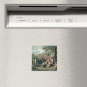 Het Verdrag van William Penn met de Indiërs in Magneet (Insitu (Vaatwasser))