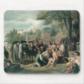 Het Verdrag van William Penn met de Indiërs in Muismat (Voorkant)