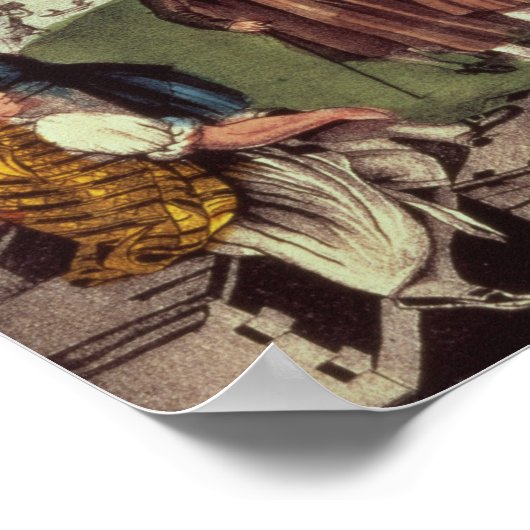 Het Verdrag van William Penn met de Indiërs Poster (Hoek)