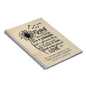 Het verdriet verandert nooit.. Grief Keepomwille J Notitieboek (Rechterzijde)