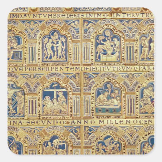 Het Verdun Altar, decoratief schilderij Vierkante Sticker (Voorkant)
