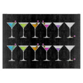 Het verdwijnen Martini Glass Cutting Board Snijplank (Voorkant)