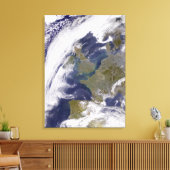 Het Verenigd Koninkrijk Canvas Afdruk (Insitu (Woonkamer))