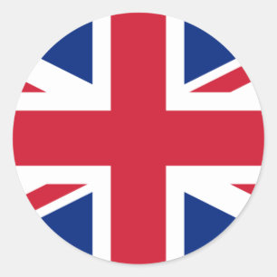 Het Verenigd Koninkrijk GB Ronde Sticker