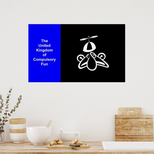 Het Verenigd Koninkrijk Poster (Keuken)