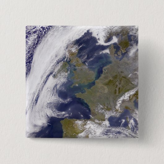 Het Verenigd Koninkrijk Vierkante Button 5,1 Cm (Voorkant)