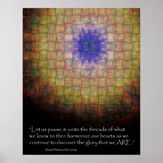 Het verenigen van de Draden Poster (Voorkant)