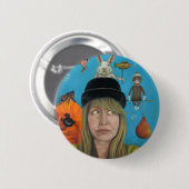 Het verfmanifest ronde button 5,7 cm (Voorkant /achterkant)