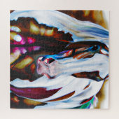 Het verfpaard legpuzzel (Horizontaal)