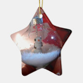 Het verfraaien keramisch ornament (Links)