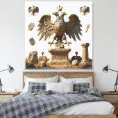 Het Vergeten Altaar van Illyrië Canvas Afdruk (Insitu (Slaapkamer))