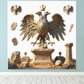 Het Vergeten Altaar van Illyrië Canvas Afdruk (Insitu (Houten vloer))