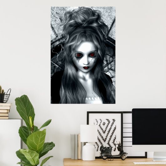 Het vergeten Poster van het Gothische Kunstwerk va (Thuiskantoor)