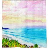 Het vergeten strand douchegordijn (Voorkant)