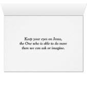 Het vergeten van wat er achter zit, Philippians 3: (Binenzijde Horizontaal (Onderkant))