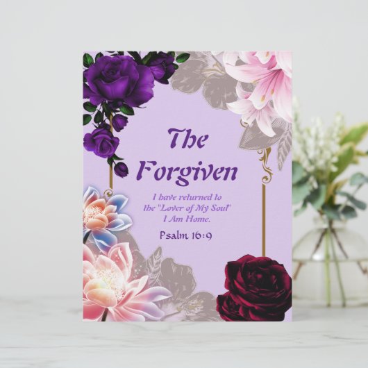 Het Vergeven Deel 1 Persoonlijk Papier (Staand voorkant)