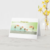 Het vergeven Wenskaart van Olijven Kaart (Gele Bloem)