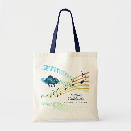 HET VERGROTEN VAN HALLELUJAHS IN DE STORM Persoonl Tote Bag (Voorkant)