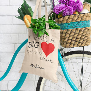 Het vergt een groot hart Leerlingenwaardigheidsg Tote Bag