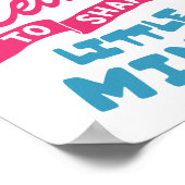 Het vergt een groot hart om kleine geesten te vorm poster (Hoek)