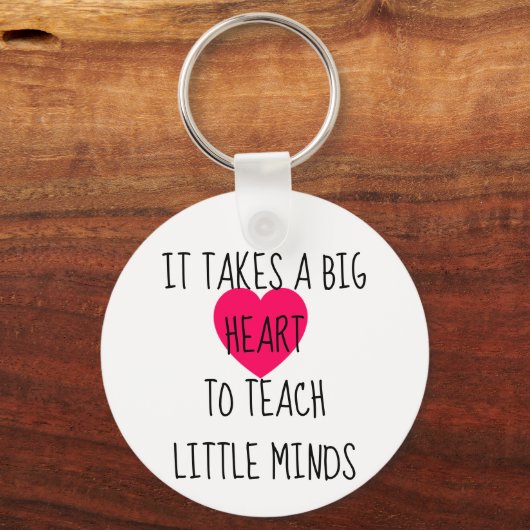 Het vergt een groot hart sleutelhanger (Voorkant)