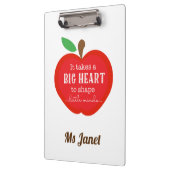 Het vergt een groot hart voor de vormgeving van de klembord (Links)