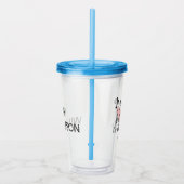 Het vergt een grote Heart Custom Teacher Appreciat Acryl Drinkbeker (Rechts)