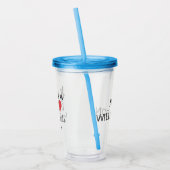 Het vergt een grote Heart Custom Teacher Appreciat Acryl Drinkbeker (Links)