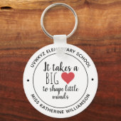 Het vergt een grote opwaardering van de leraar in  sleutelhanger (Voorkant)