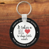 Het vergt een grote opwaardering van de leraar in  sleutelhanger (Voorkant)