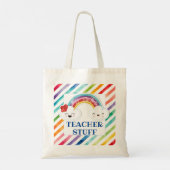 Het vergt een grote waardering van rode appellerar tote bag (Achterkant)