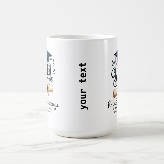 Het vergt moed koffiemok (Center)