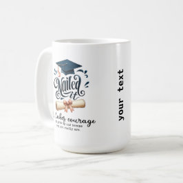 Het vergt moed koffiemok