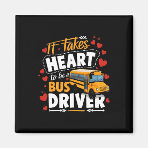 Het vergt moed om buschauffeur te zijn die Bus Val Magneet