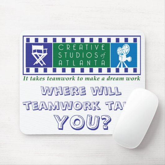 Het vergt teamwerk om een droom te maken Mousepad Muismat (Met muis)